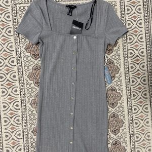 Basic knit bodycon T-shirt dress
